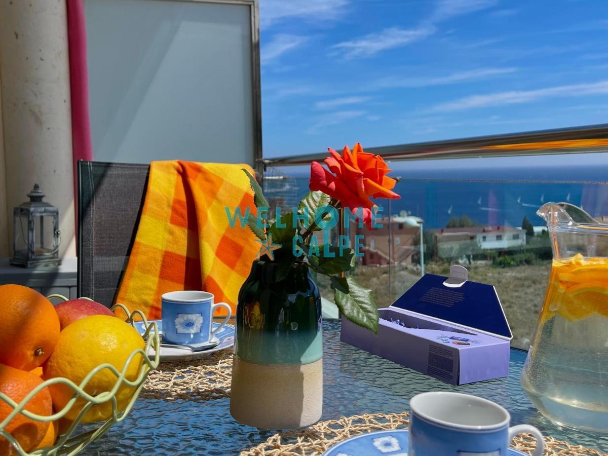Lima Con Piscina Y Vista Al Mar Apartment กัลเป ภายนอก รูปภาพ