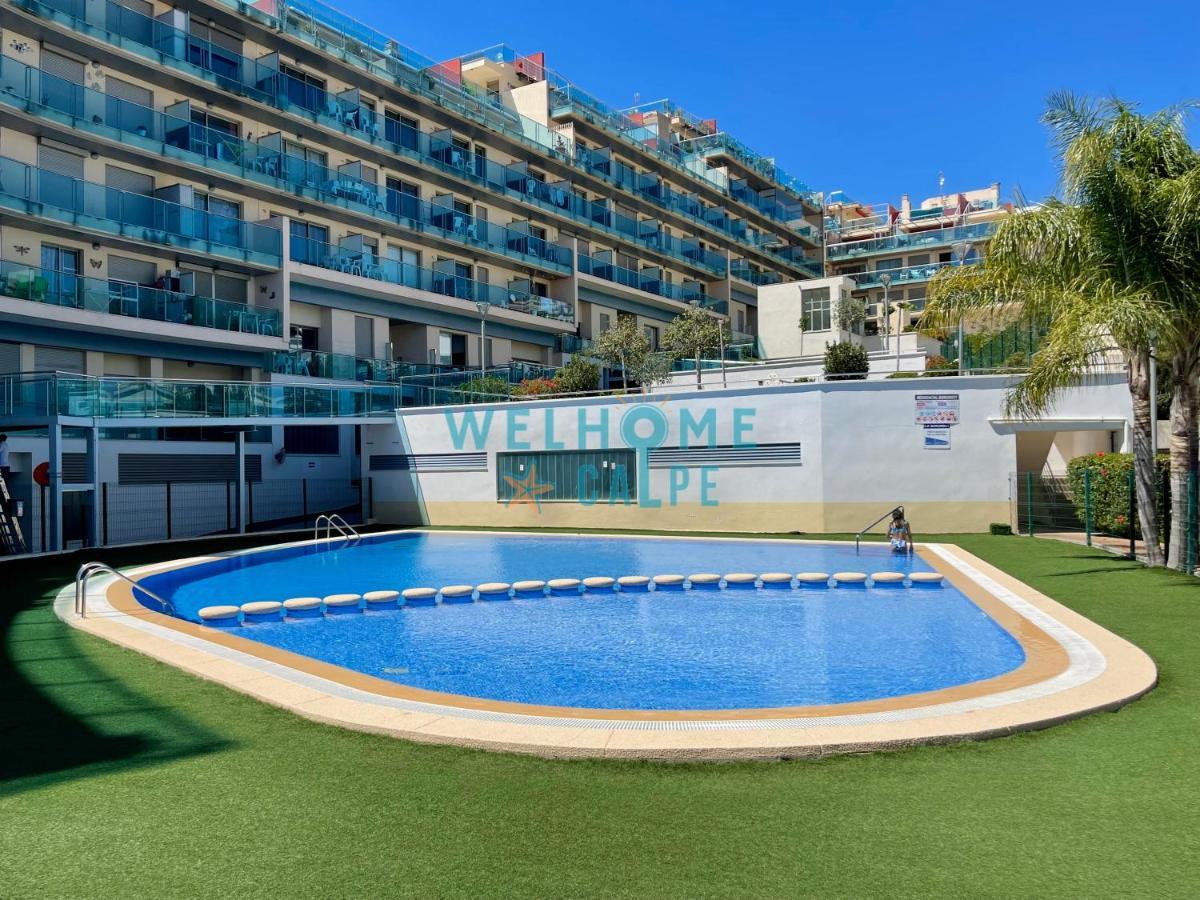Lima Con Piscina Y Vista Al Mar Apartment กัลเป ภายนอก รูปภาพ