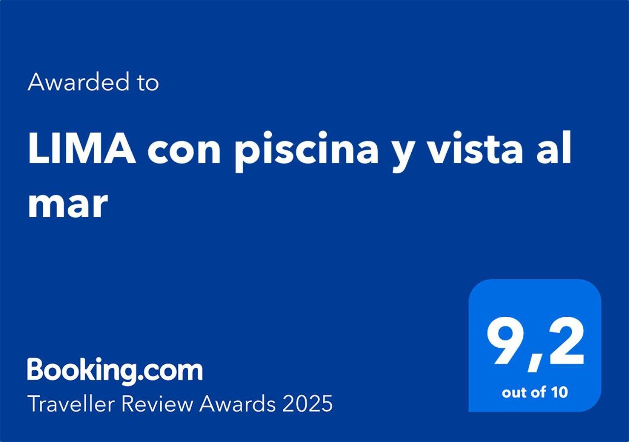 Lima Con Piscina Y Vista Al Mar Apartment กัลเป ภายนอก รูปภาพ